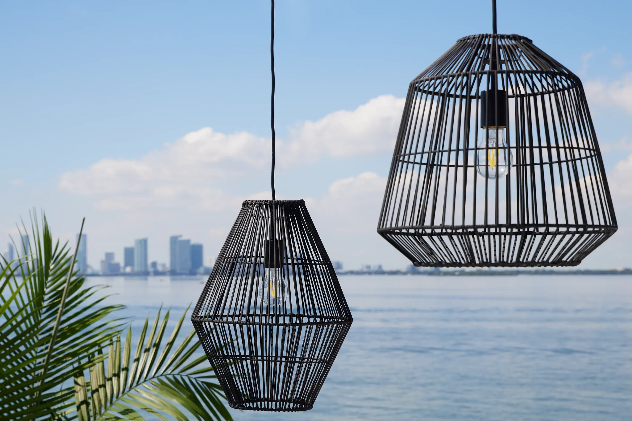 Malaca Black Bamboo Pendant