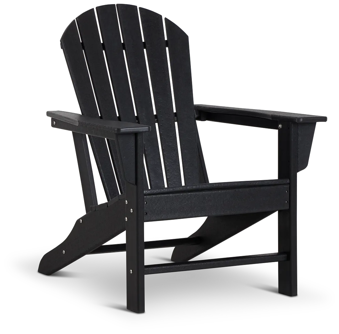Cancun Black Adirondack Chair