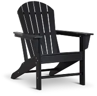 Cancun Black Adirondack Chair