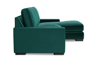 Edgewater Joya Green Right Chaise Sectional