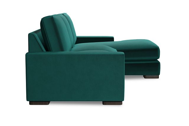 Edgewater Joya Green Right Chaise Sectional