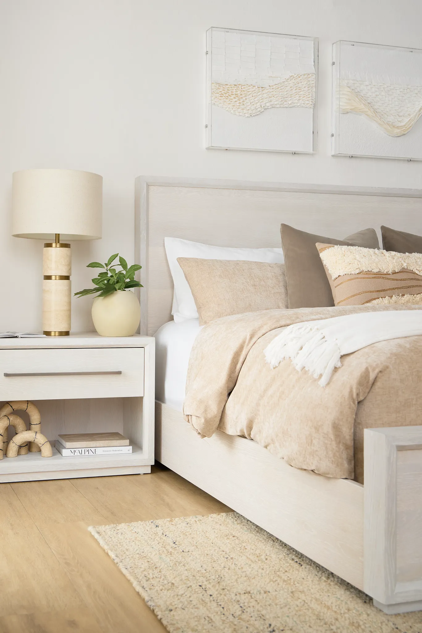 Gables White Nightstand