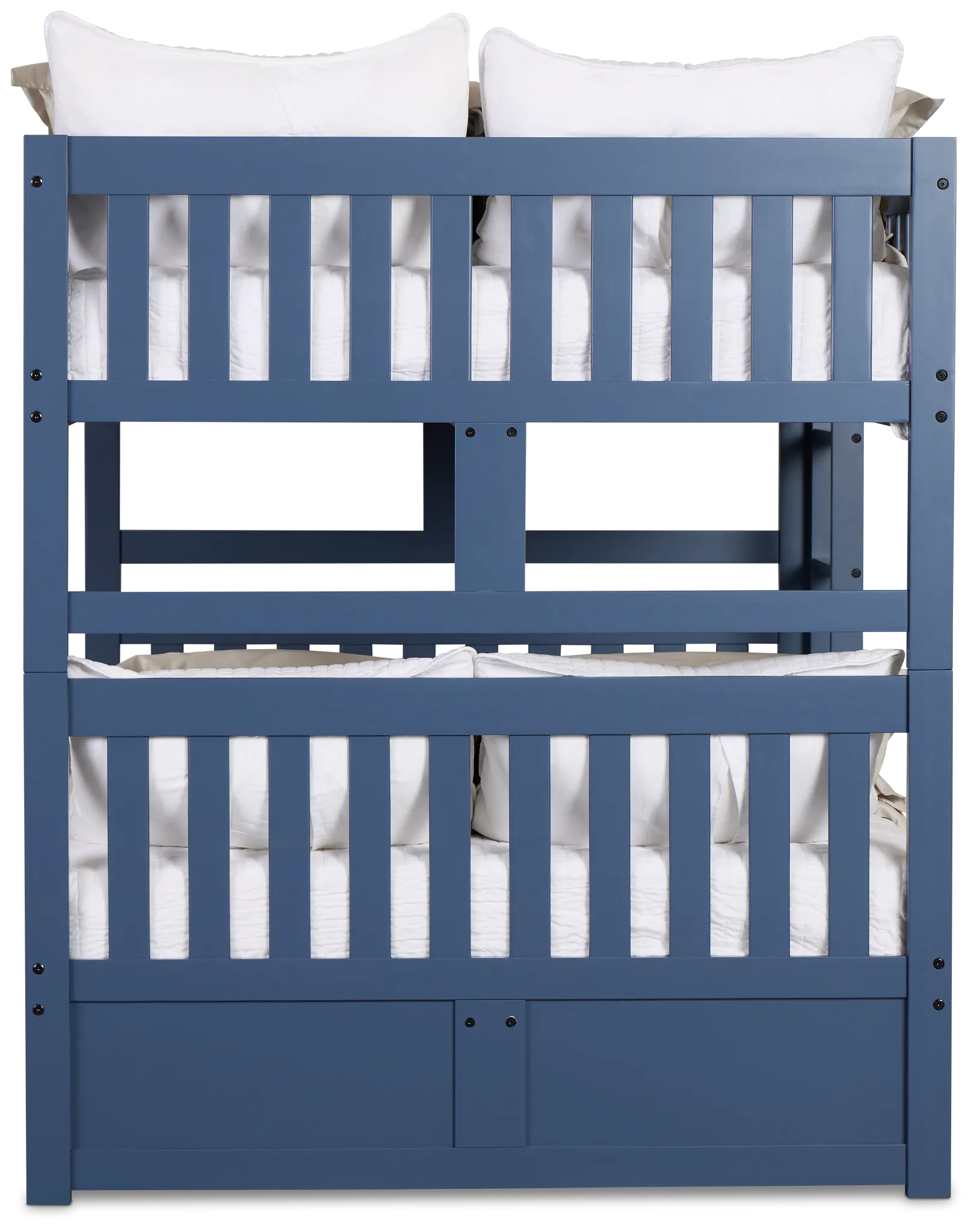 Charleston Dark Blue Trundle Bunk Bed