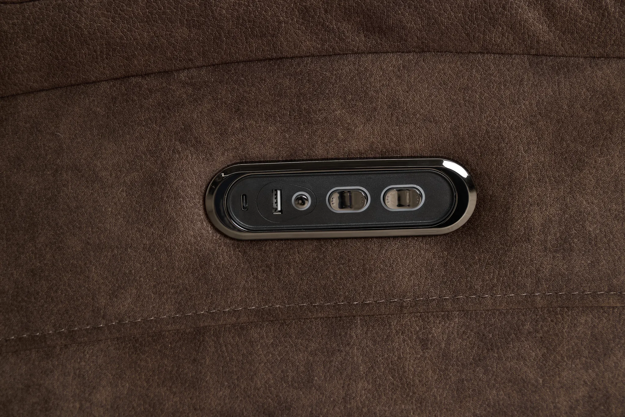 Ryder Brown Micro Power Swivel Glider Recliner