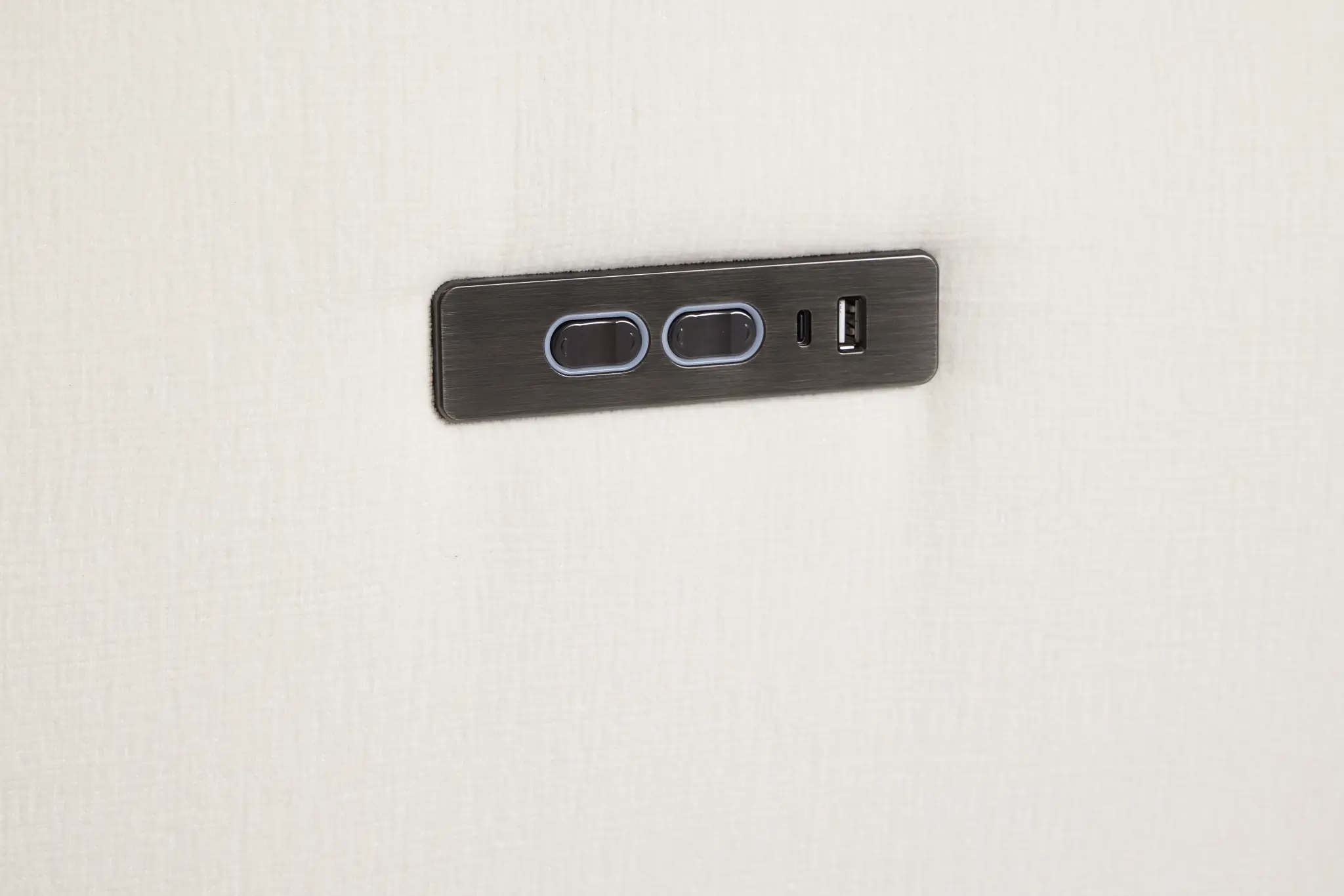 Zuri White Velvet Small Two-arm Power Reclining Sectional Zuri White Velvet Small Two-arm Power Reclining Sectional