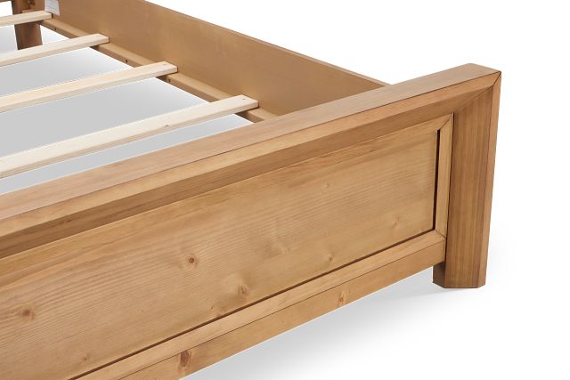 Vail Light Tone Panel Bed