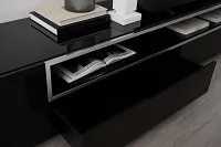 Vancouver Dark Tone 134" 6-piece Right Modular Entertainment Wall