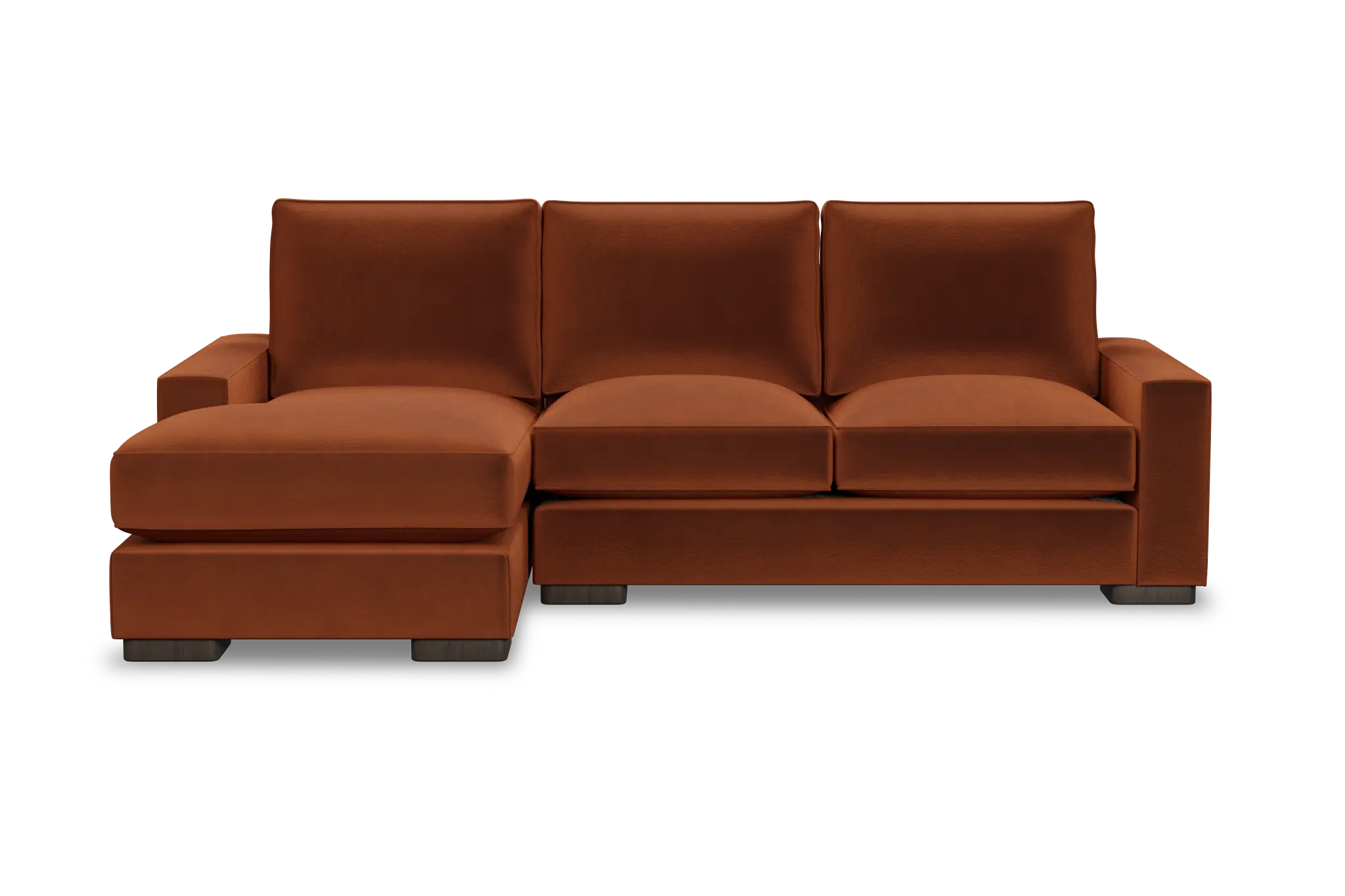 Edgewater Joya Orange Left Chaise Sectional Edgewater Joya Orange Left Chaise Sectional