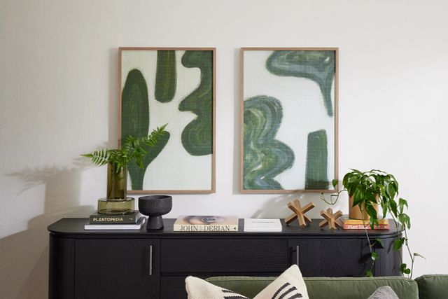 Camilla Dark Brown Framed Wall Art