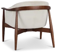 Nova Beige Velvet Accent Chair