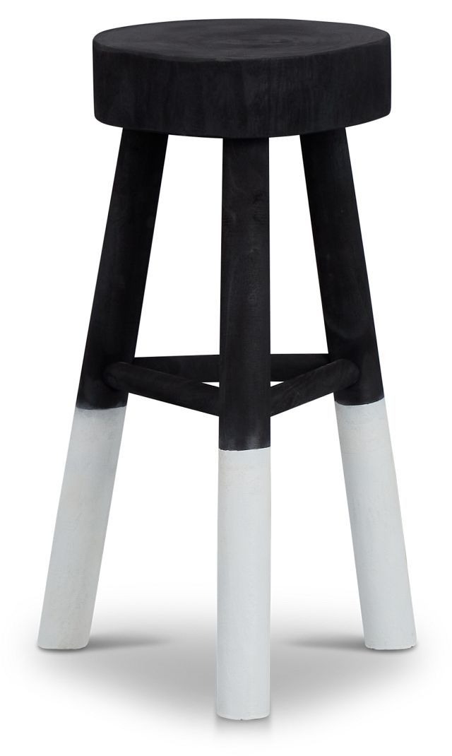 Kina Black 22" Stool