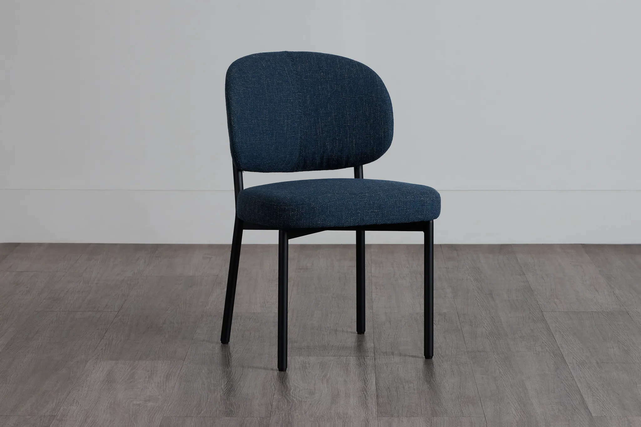 Chicago Dark Blue Upholstered Side Chair