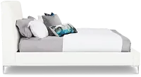 Emit White Micro Panel Bed