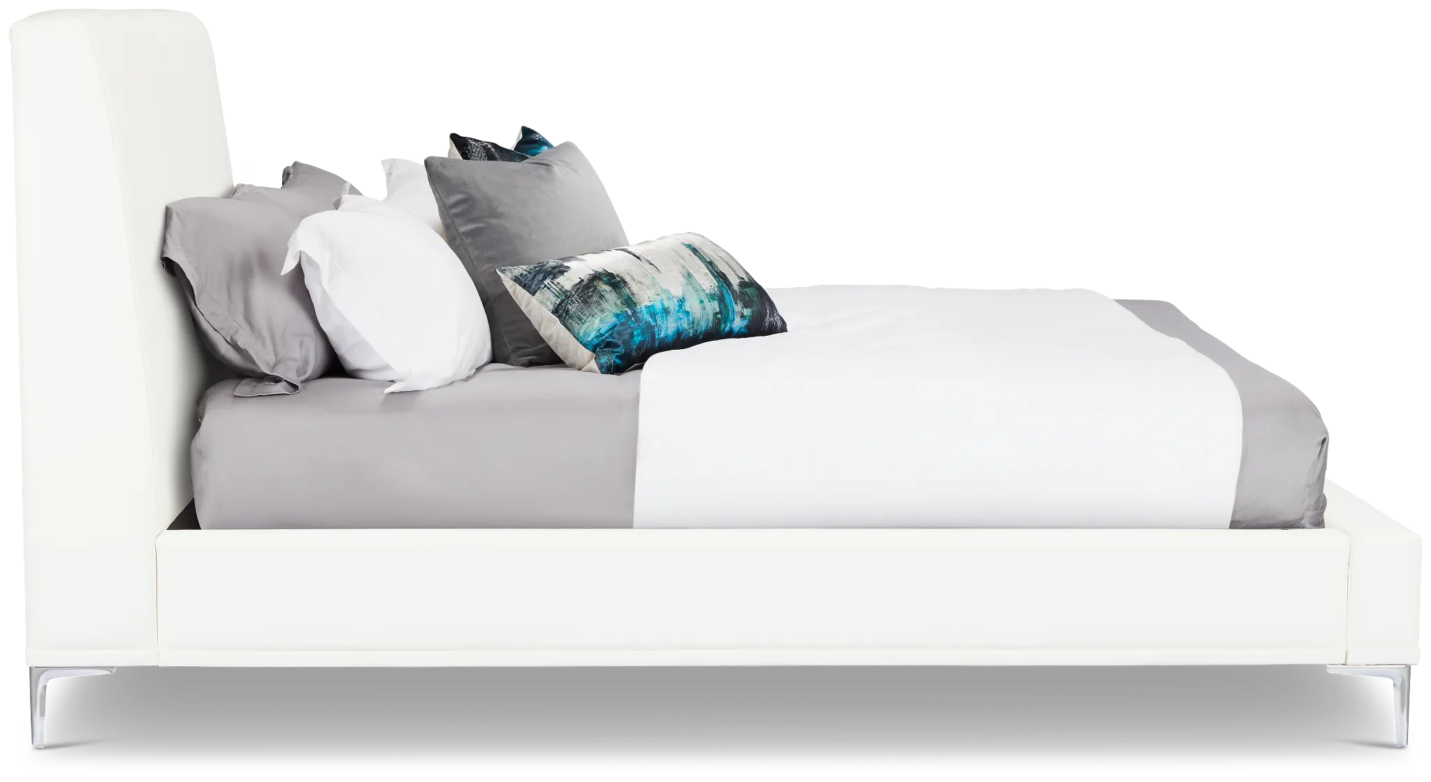 Emit White Micro Panel Bed