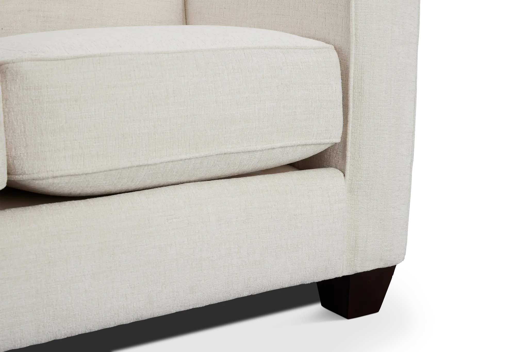 Andie White Fabric Loveseat Andie White Fabric Loveseat