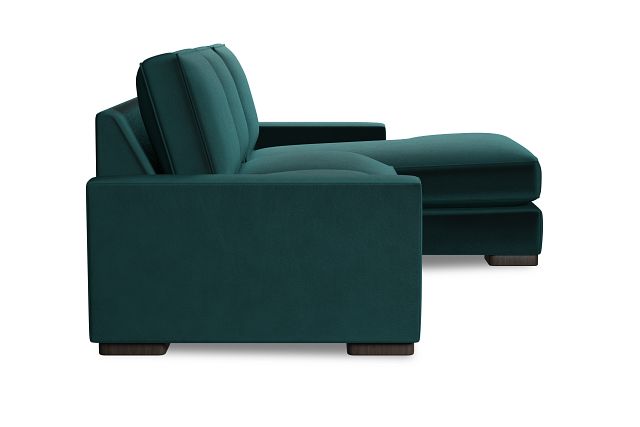 Edgewater Joya Teal Right Chaise Sectional