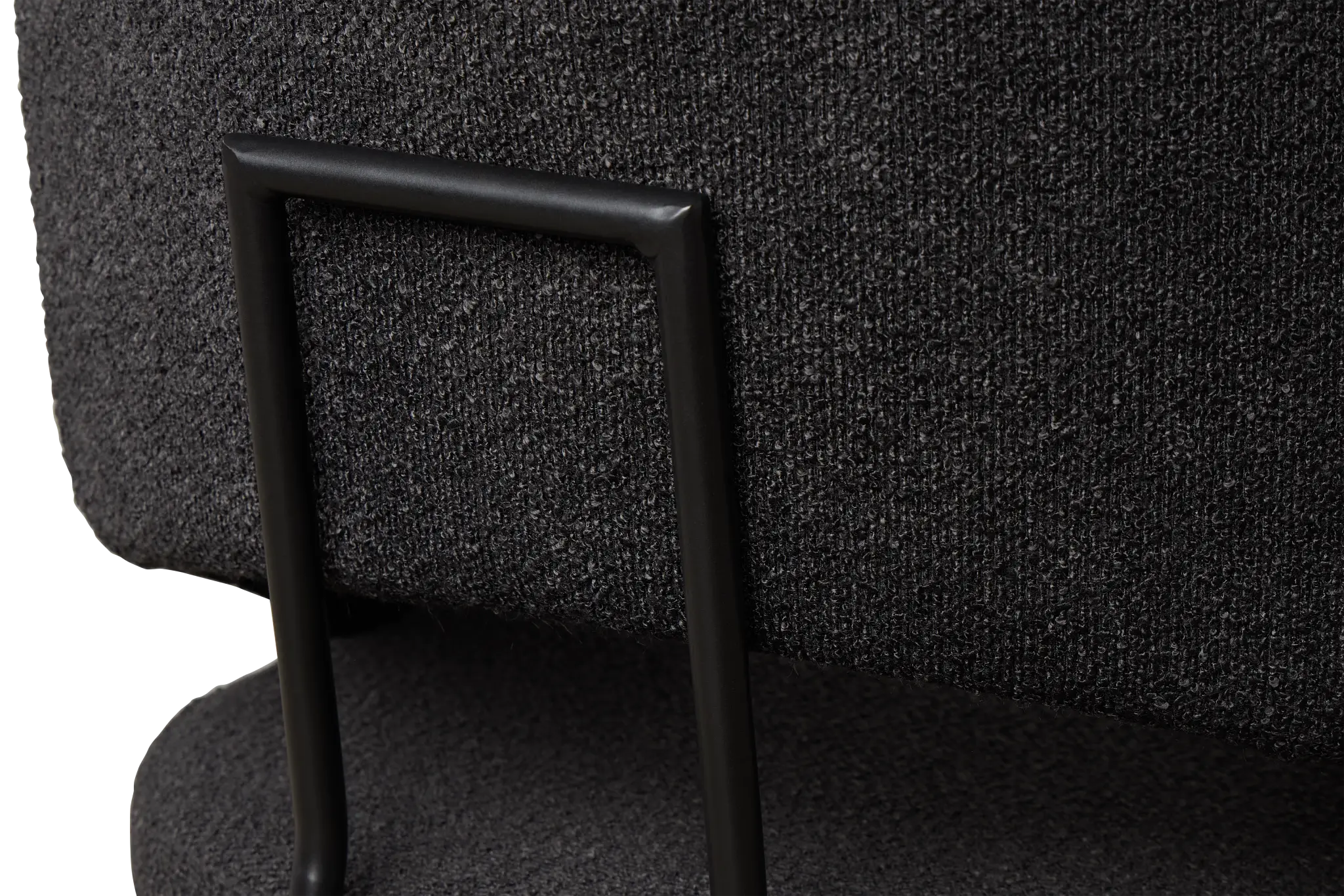 Merrick Black Round Upholstered Side Chair Merrick Black Round Upholstered Side Chair