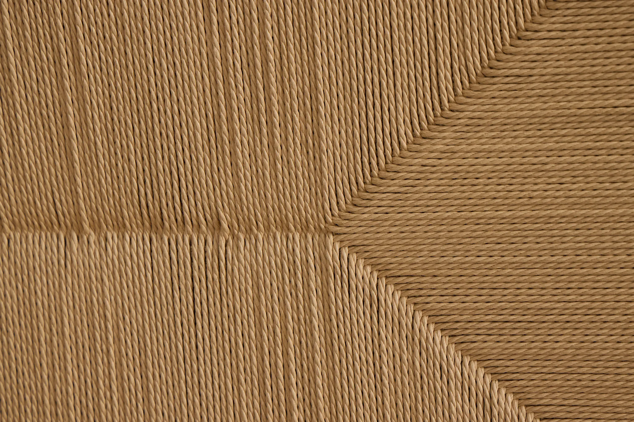 Santorini Dark Tone Woven Panel Bed