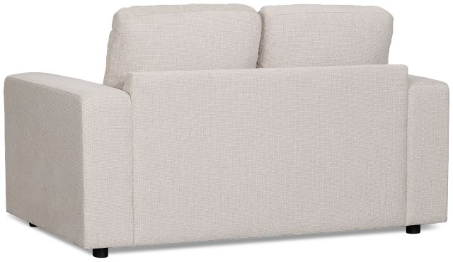 Carmen Light Beige Fabric Loveseat