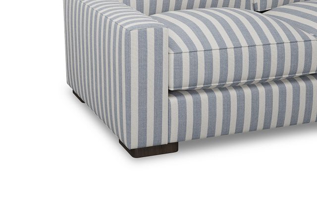 Edgewater Sea Lane Dark Blue Large Right Chaise Sectional