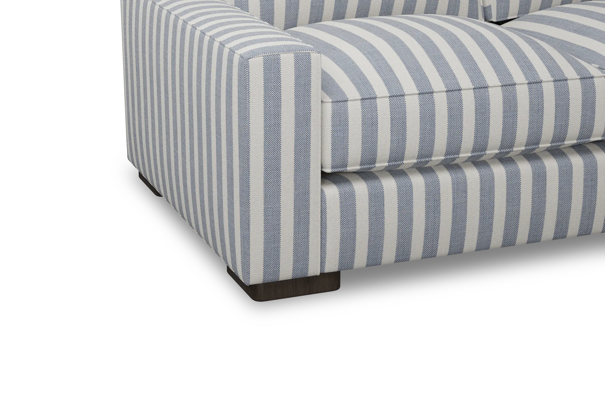 Edgewater Sea Lane Dark Blue Large Right Chaise Sectional