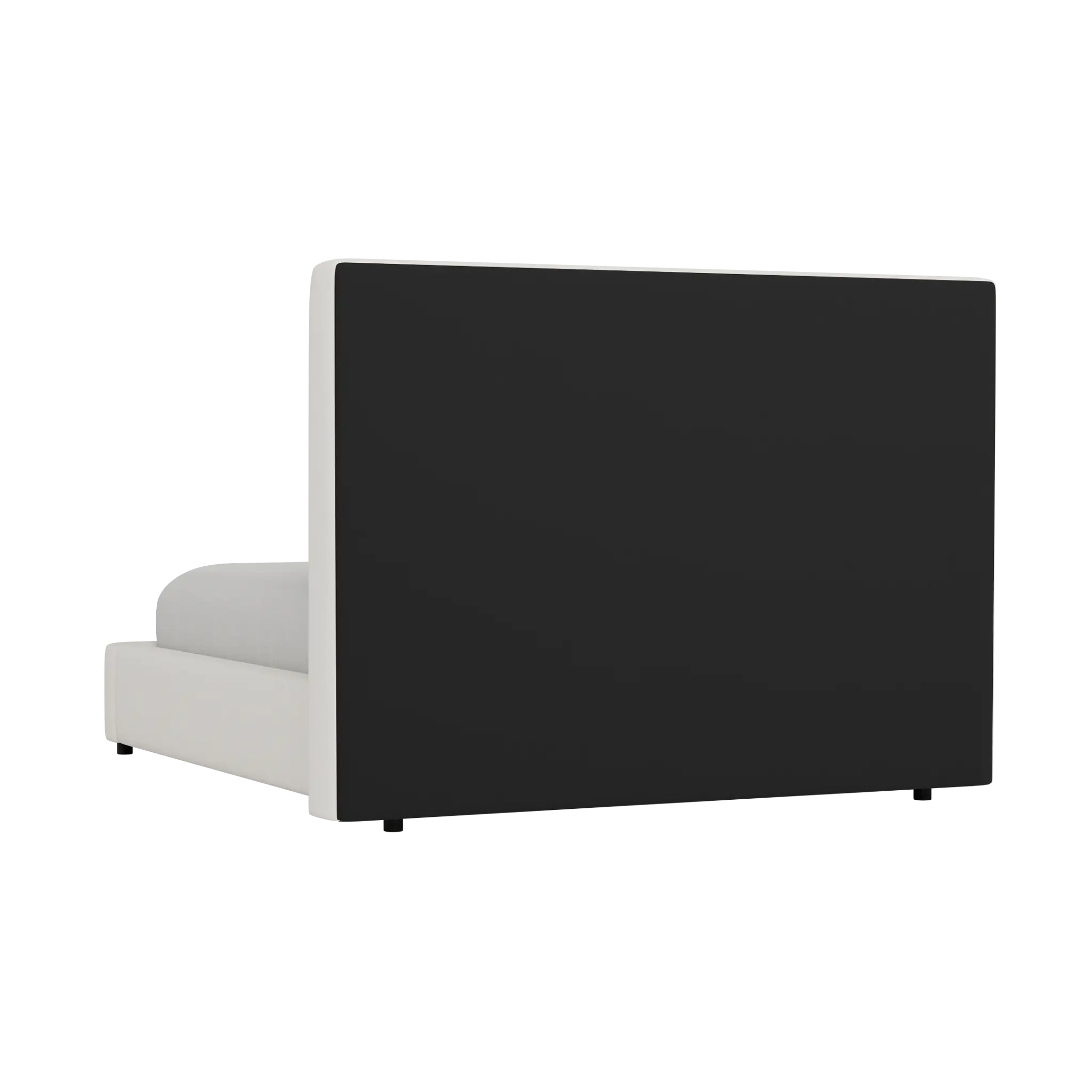 Grayton Gellar White 54" Upholstered Platform Bed Grayton Gellar White 54" Upholstered Platform Bed