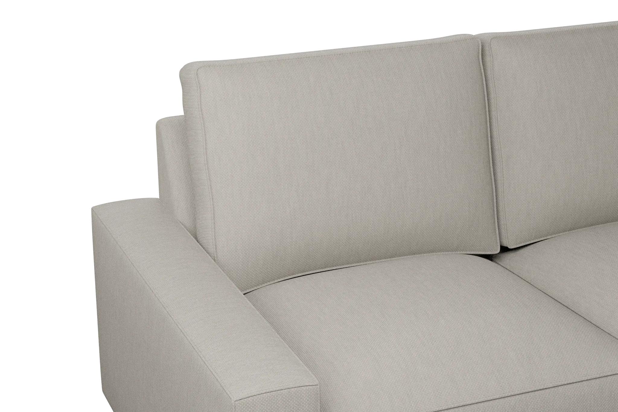 Edgewater Revenue Beige Medium Right Chaise Sectional