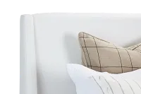 Provo White Uph Panel Bed