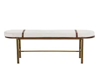 Emalee Light Beige Bench
