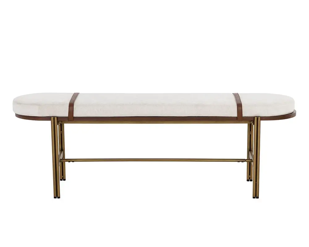 Emalee Light Beige Bench Emalee Light Beige Bench