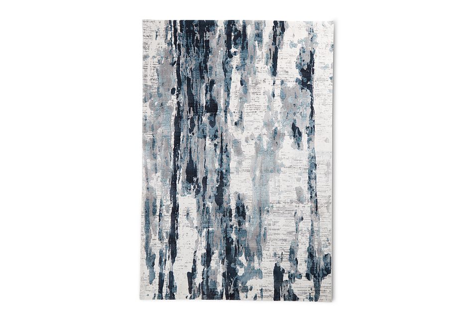 Palma Dark Blue 5x8 Area Rug Home Accents Rugs City Furniture