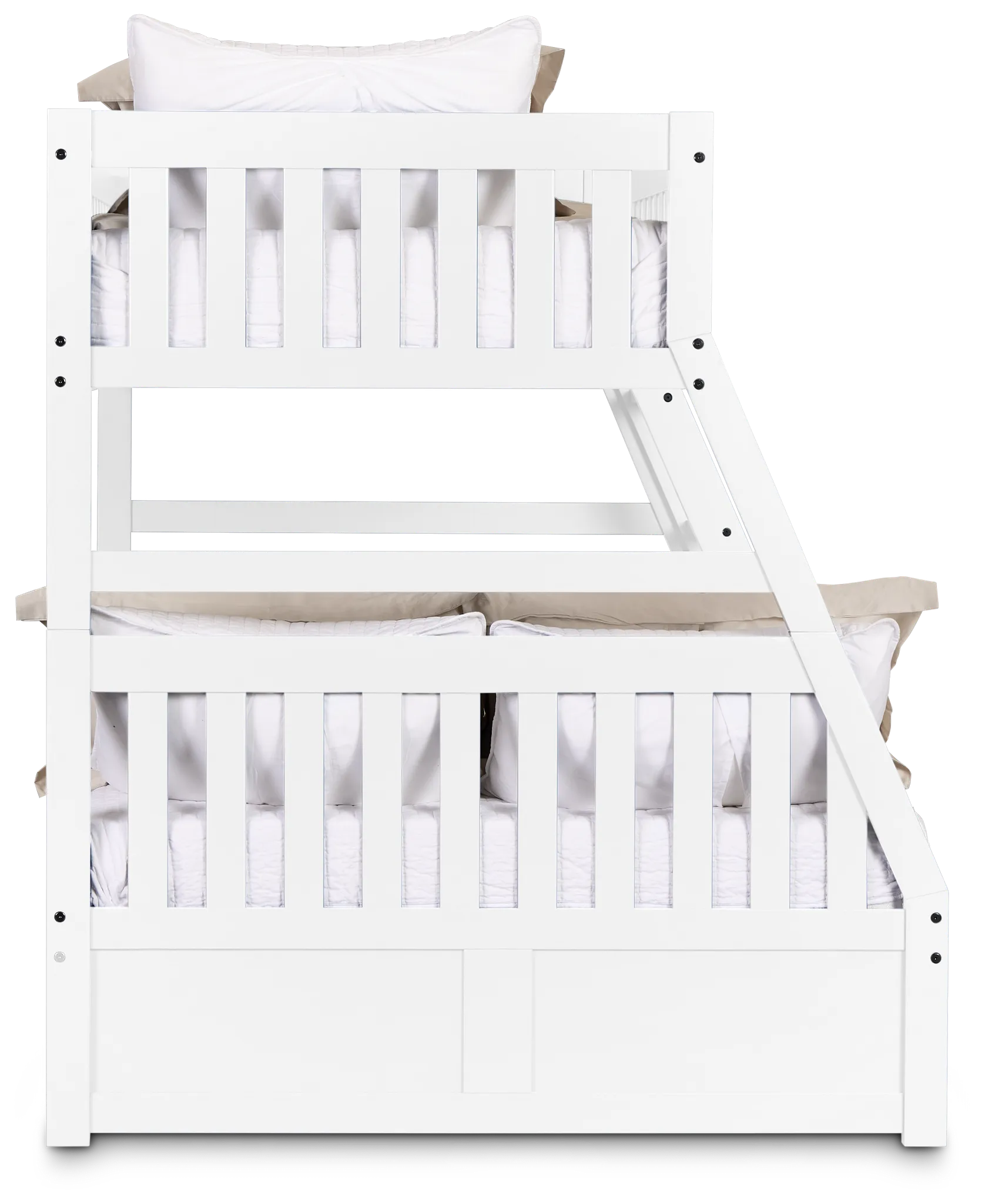 Charleston White Storage Bunk Bed