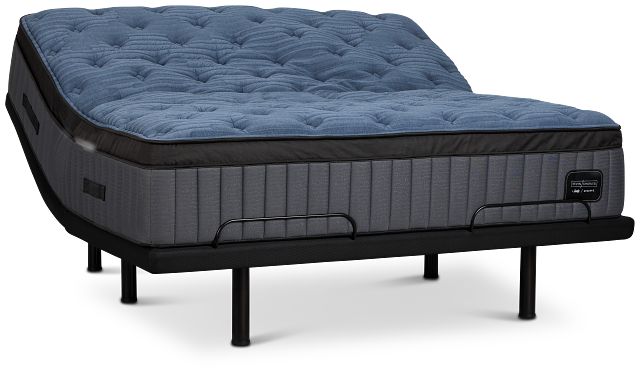 Kevin Charles By Sealy Reserve Lux Plush Deluxe Adjustable Mattress Set