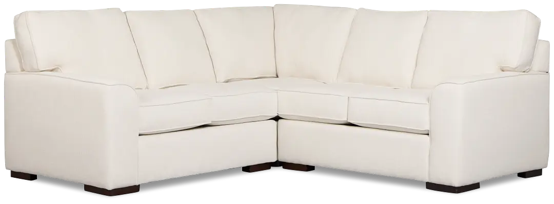 Sinclair Light Beige Fabric Small Two-arm Sectional Sinclair Light Beige Fabric Small Two-arm Sectional