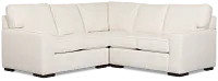 Sinclair Light Beige Fabric Small Two-arm Sectional
