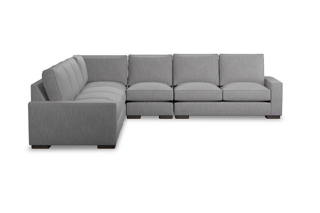 Edgewater Revenue Gray Large Two-arm Sectional