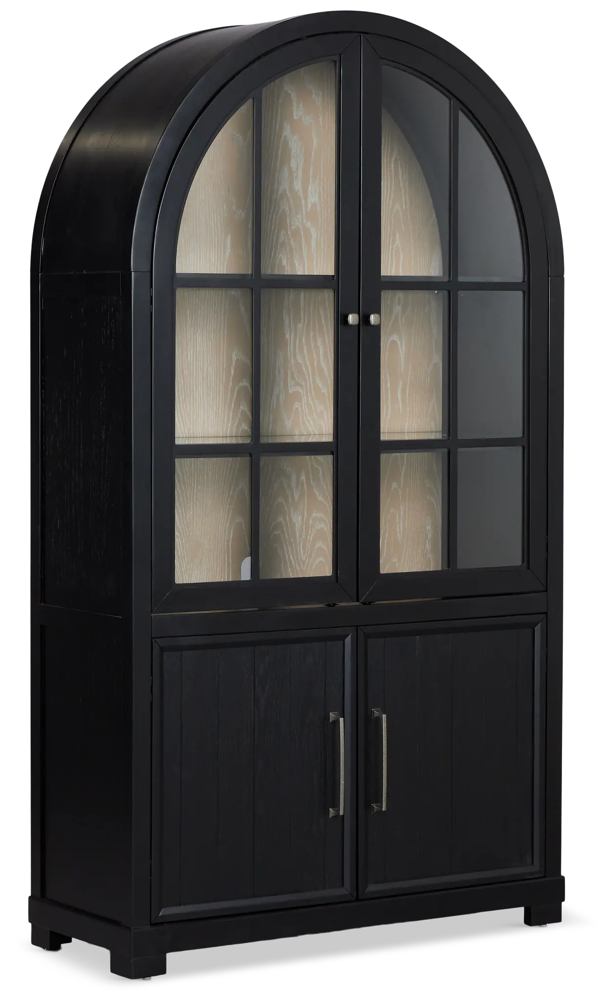 Southlake Black China Cabinet - Farmhouse Style