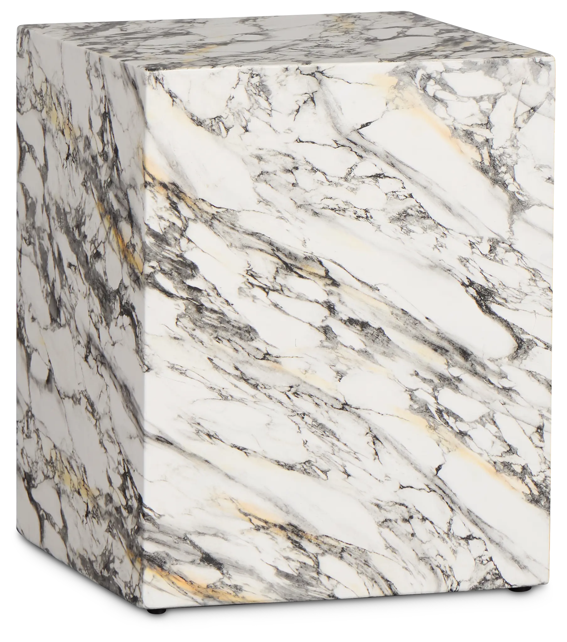 Sebbie White Square End Table Sebbie White Square End Table