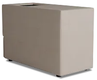 Citymod Beige Fabric Itable Media Console With Storage Drawer