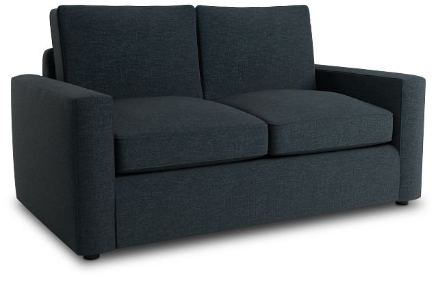 Siesta Elevation Dark Blue Fabric Memory Foam Sleeper