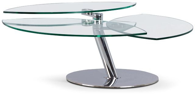 Brooks Glass Round Coffee Table