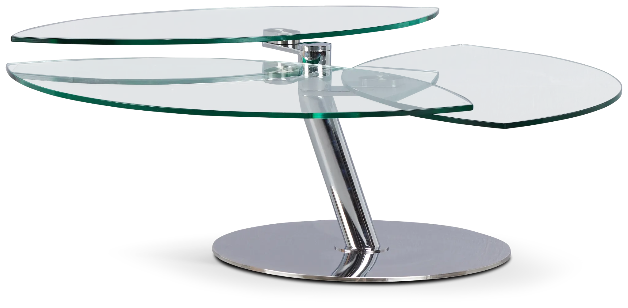 Brooks Glass Round Coffee Table