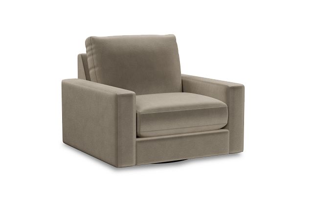 Edgewater Joya Beige Swivel Chair