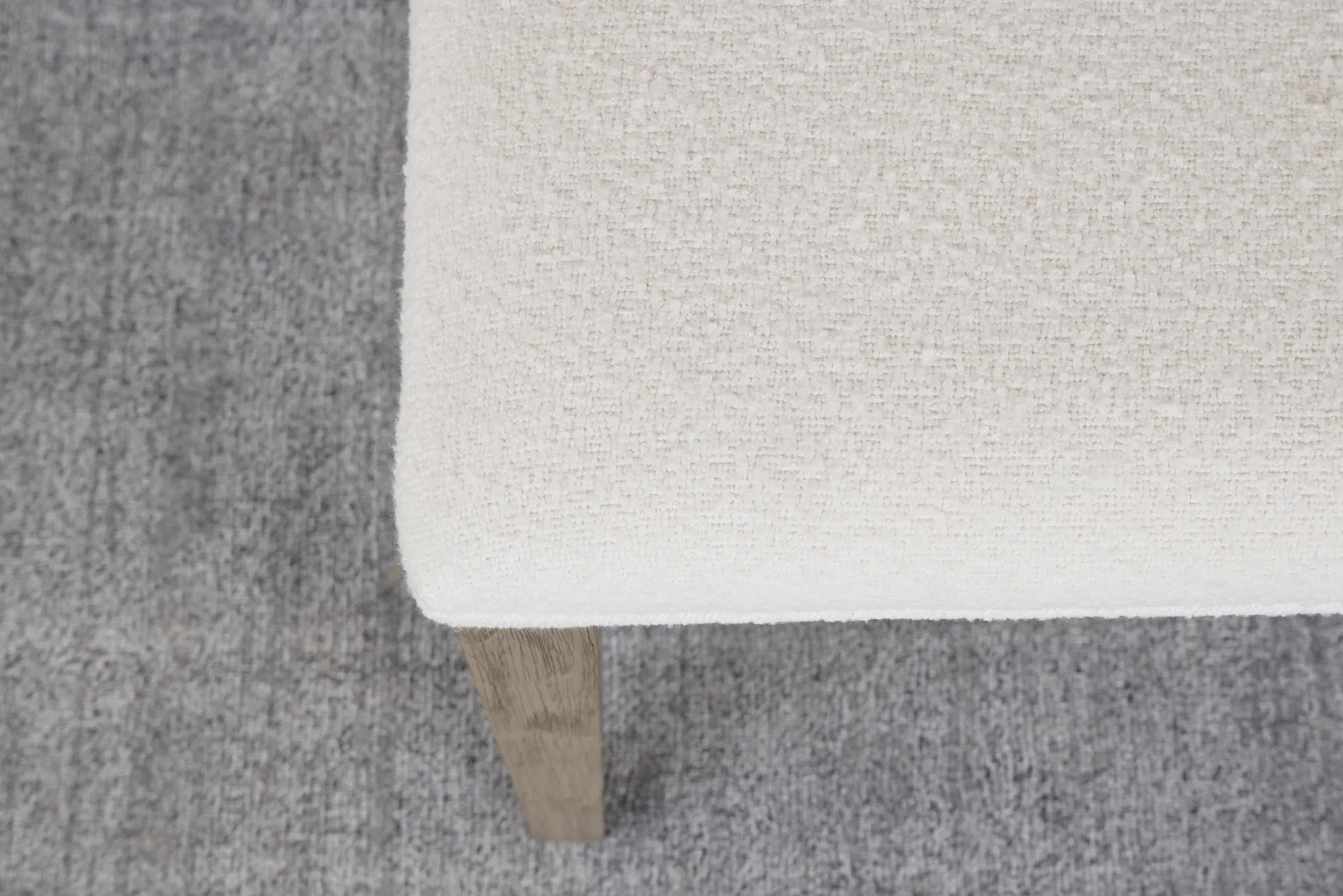 Alden Gray Upholstered Dining Bench