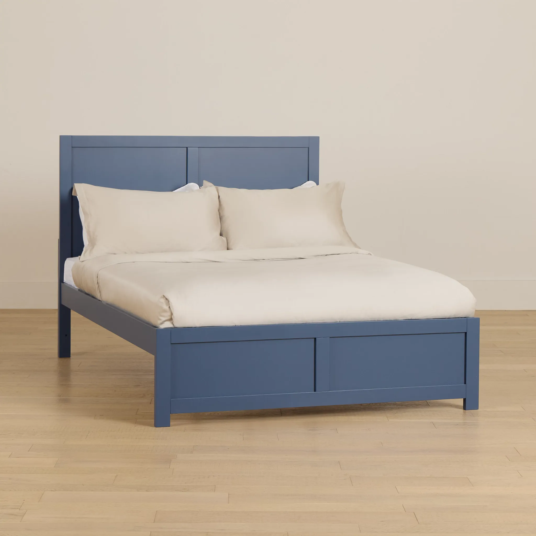 Charleston Dark Blue Panel Bed