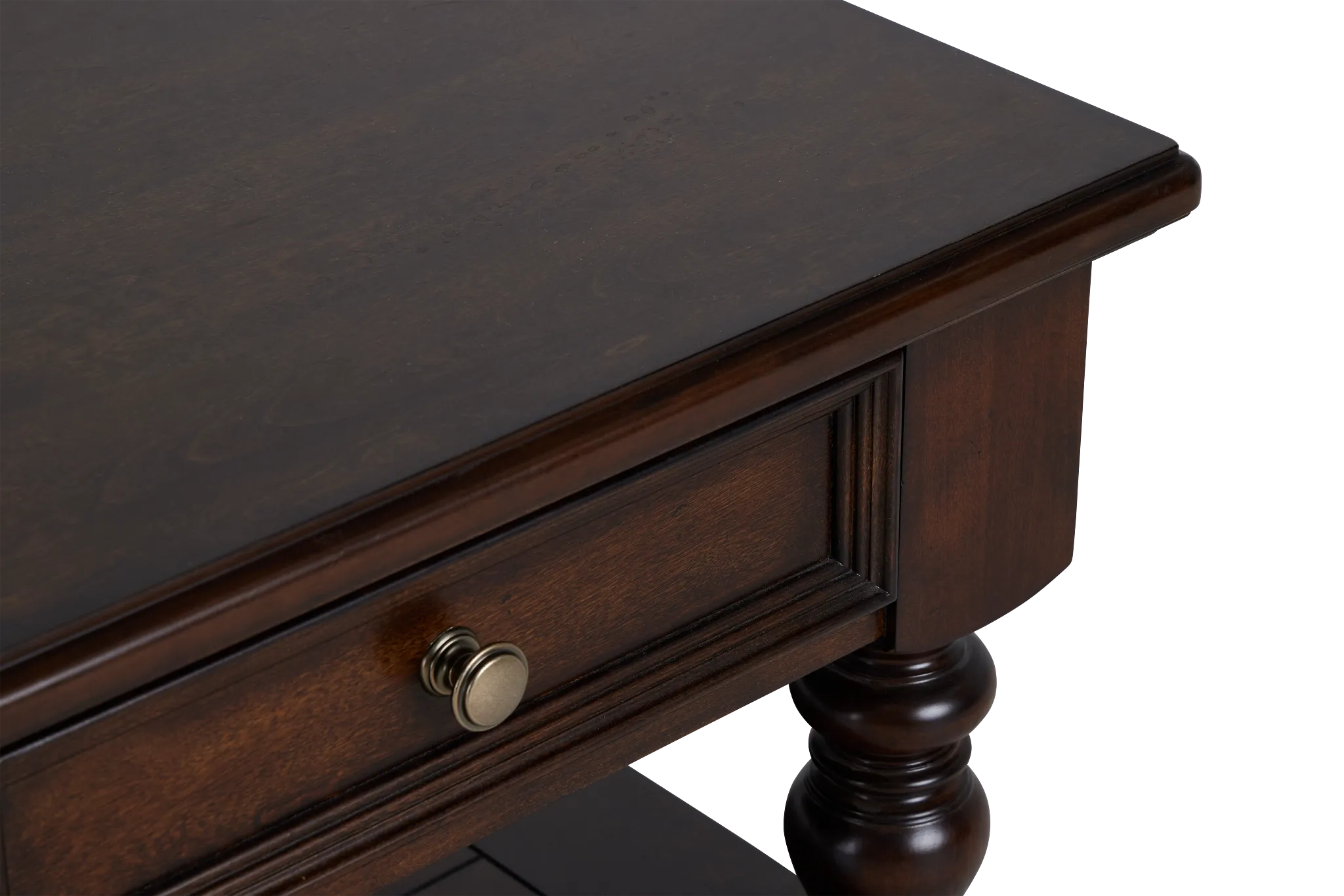 Savannah Dark Tone Storage Square Coffee Table