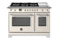 Bertazzoni 486 Series Ivory 48" Gas Range