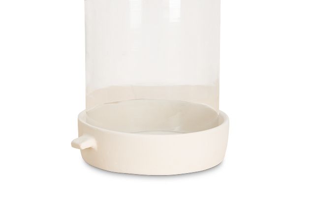 Audley White Large Hurricane
