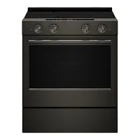 Kitchenaid 530 Series Black Electric Range