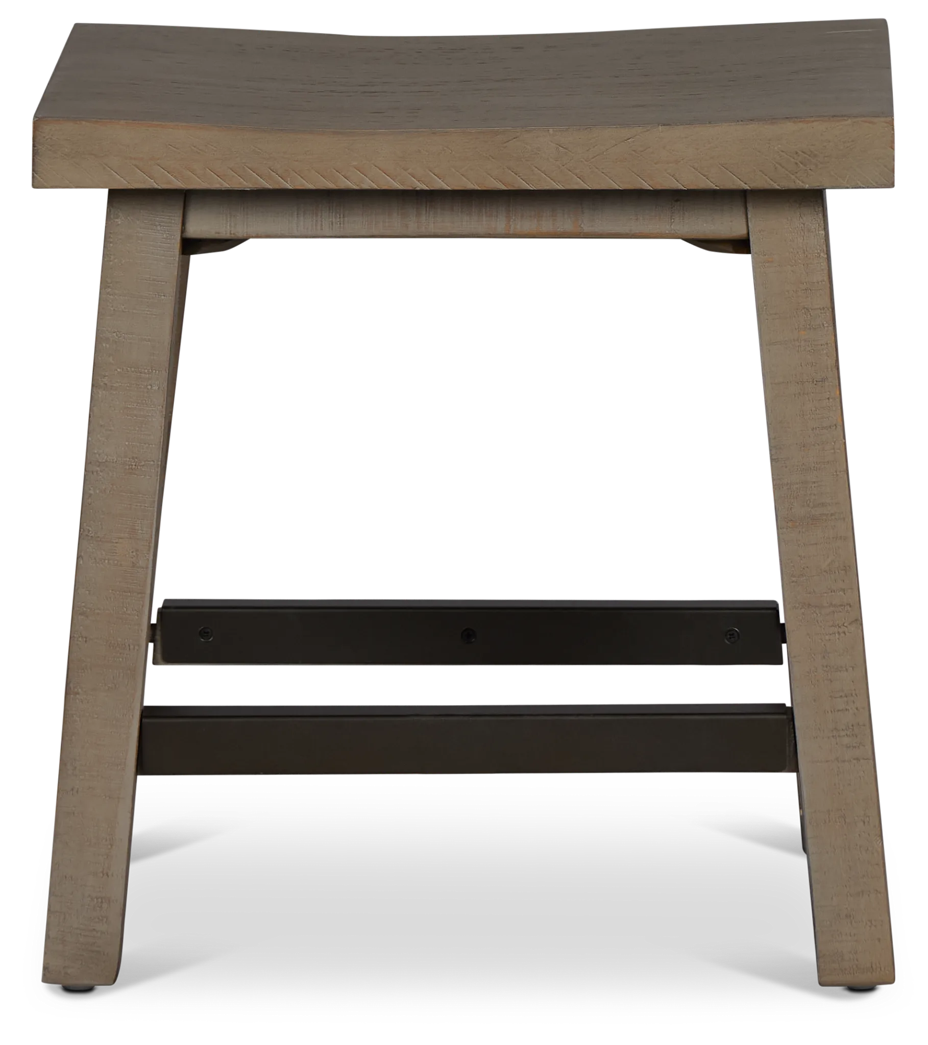 Heron Cove Light Tone Curved Stool